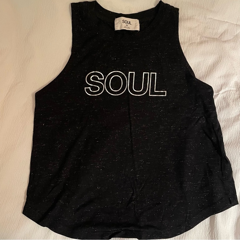 SoulCycle Glitter Tank Top